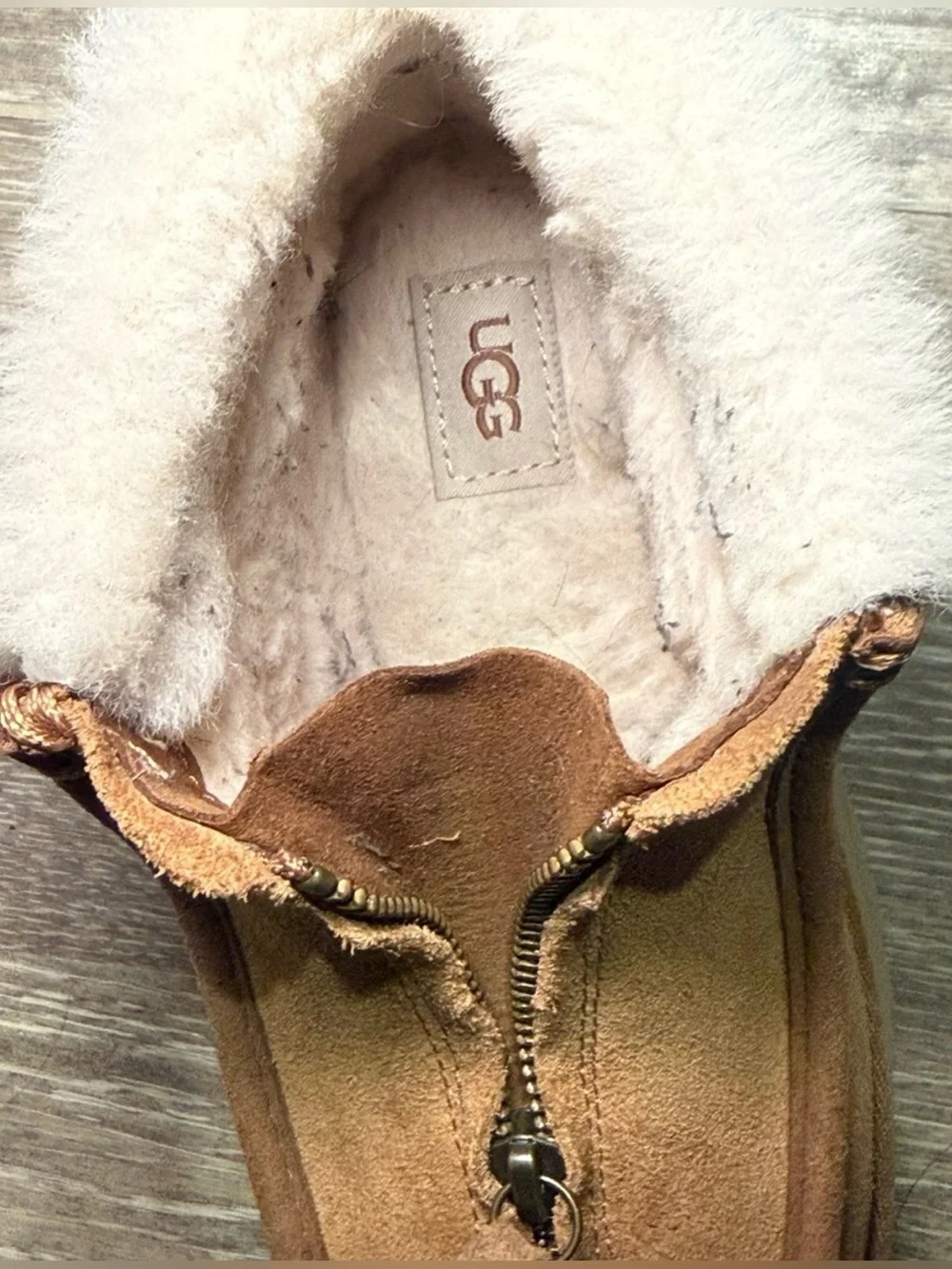 UGG platform ankle boots